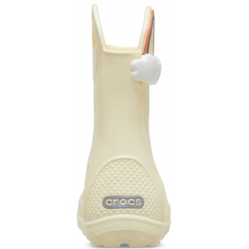Crocs™ Handle It Rainbow Rain Boot K Buttercream