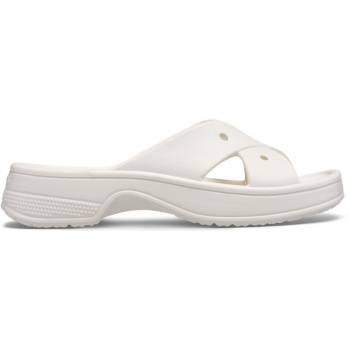 Crocs™ Classic Cross Strap Sandal W Chalk