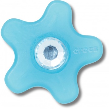 Crocs™ Crocs Blue Flower With Gem