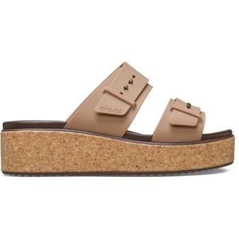 Crocs™ Brooklyn Cork Buckle Milk Chocolate