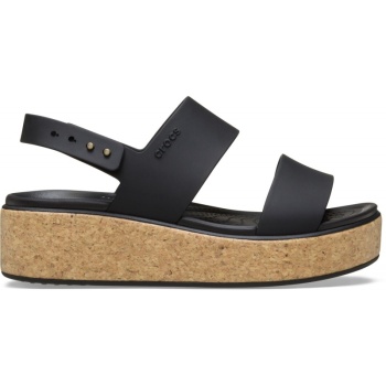 Crocs™ Brooklyn Cork Low Wedge Black/Black