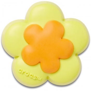 Crocs™ Jibbitz™ Yellow Double Flower