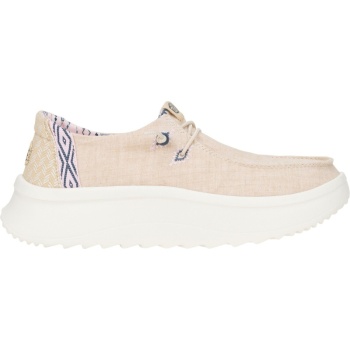 Hey Dude Wendy Peak Chambray Woven Tan