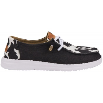 Hey Dude Wendy Animal Black/Cow