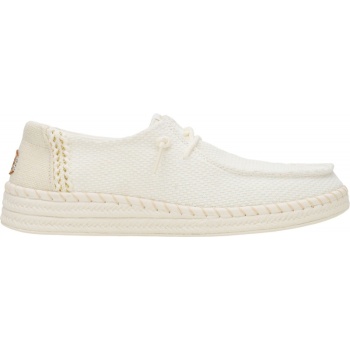 Hey Dude Wendy Espadrille Woven White