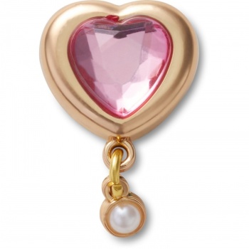 Crocs™ Crocs Gold Heart Gem with Pearl