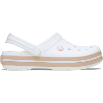 Crocs™ Crocband Clog White/Pink Caramel