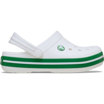 Crocs™ Crocband Clog T White/Green Ivy