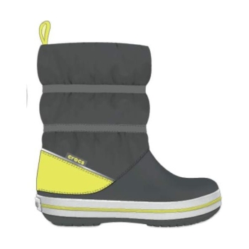 Crocs™Crocs Crocband Winter Boot Slate Grey / Lime Punch
