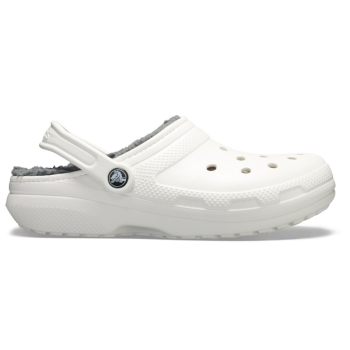 Classic Lined Clog White / Grey