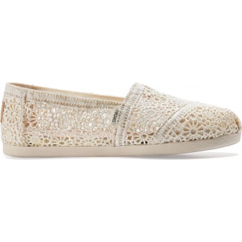 TOMS Moroccan Crochet Women's Classic Alpargata Natural 10016241