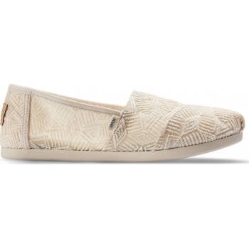 TOMS Geo Lace Women's Alpargata Natural