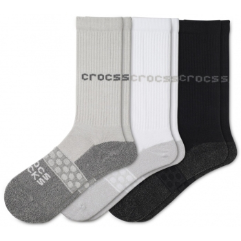 Crocs™ Socks Adult Crew Sol 3Pack Multi