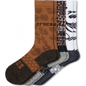 Crocs™ SocksACrwAnimalRmx3Pk Black/Multi Animal