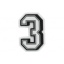 JIBBITZ B&W NUMBER 3