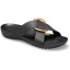 Serena Cross Band Slide Womens Black