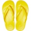 Crocband Flip Bright  Lemon/White