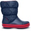 Winter Puff Boot K Navy/Red