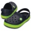 Crocband Clog K Navy/Volt Green