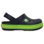 Crocband Clog K Navy/Volt Green