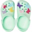 Classic Butterfly Charm Clog PS Neo Mint