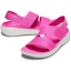 LiteRide Stretch Sandal W Electric Pink/Almost White