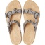 Crocs Tulum Toe Post Sandal W, Mushroom/Stucco