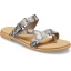 Crocs Tulum Toe Post Sandal W, Mushroom/Stucco