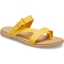 Crocs Tulum Toe Post Sandal W, Canary/Tan