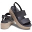 Brooklyn Low Wedge Black/Mushroom