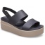 Brooklyn Low Wedge Black/Mushroom