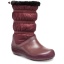 Crocband Winter Boot Women Burgundy