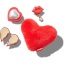 Crocs™ Jibbitz™ Red Valentines 5 Pack