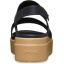 Crocs™ Brooklyn Low Wedge Black / Cashew