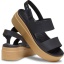 Crocs™ Brooklyn Low Wedge Black / Cashew