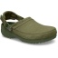 Crocs™ Classic Crafted Vegan Suede Clog Army Green