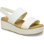 Crocs™ Brooklyn Low Wrap Wedge Chalk / Tan