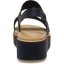 Crocs™ Brooklyn Low Wrap Wedge Black / Cashew