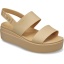 Crocs™ Brooklyn Low Wedge Cashew / Cashew