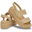 Crocs™ Brooklyn Low Wedge Cashew / Cashew