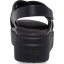 Crocs™ Brooklyn 4U Cross Strap Sandal Black