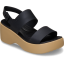 Crocs™ Brooklyn Sky Sandal Black / Cashew