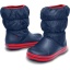 Crocs™ Winter Puff Boot T Navy / Red
