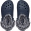 Crocs™ Classic Fleece Lined Clog Navy