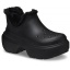 Crocs™ Stomp Lined Shorty Boot Black/Black
