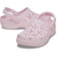 Crocs™ Classic Floral Cut Out Clog Pink Milk