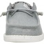 Hey Dude Wally Stretch Canvas Light Grey