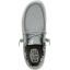 Hey Dude Wally Stretch Canvas Light Grey