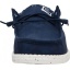 Hey Dude Wally Stretch Canvas Navy