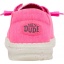 Hey Dude Wendy Stretch Canvas Neon Pink